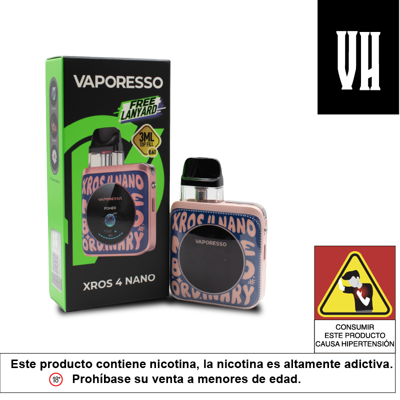 VAPORESSO XROS 4 NANO KIT WORD POP BLUE