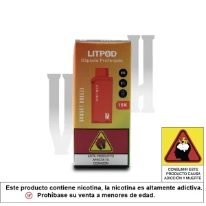 LIT POD SUNSET BREEZE 50MG