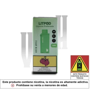 LIT POD GREEN APPLE 50MG